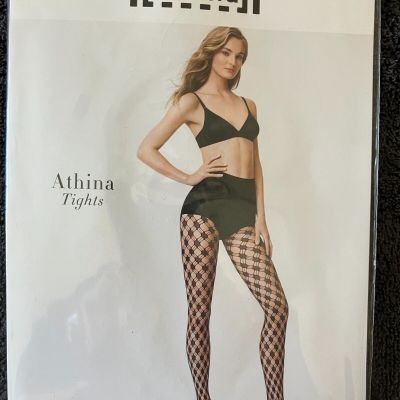 Wonderful Wolford ATHENA WIDE NET Tights WHITE Small S